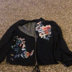 CHICOS jacket REVERSIBLE size 1